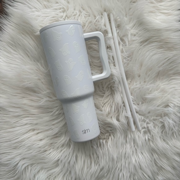 simple modern Halloween Cute Ghosts 40oz trek tumbler - Picture 1 of 4